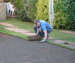 turf laying in Devon